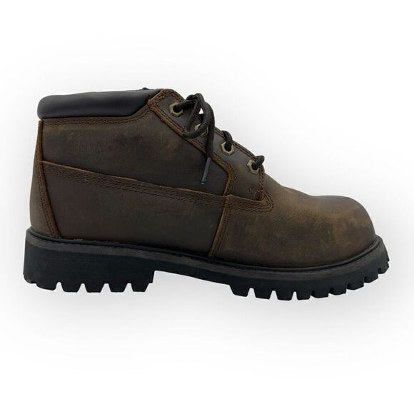 NWOT Skechers Work: Trevok ST WP 200004 Boots Shoes Brown Mens 7 - Picture 4 of 9